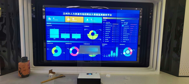 中億睿液晶屏、智能滑軌助力蘭州人力資源產(chǎn)業(yè)園打造創(chuàng)意科技化數(shù)字展廳
